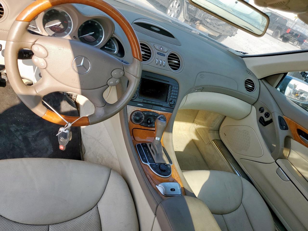 2007 Mercedes-benz Sl 550 Blue vin: WDBSK71F37F131119