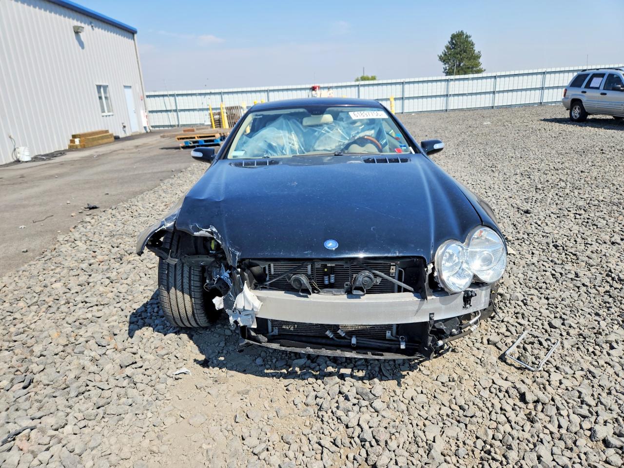 2007 Mercedes-benz Sl 550 Black vin: WDBSK71F37F131864