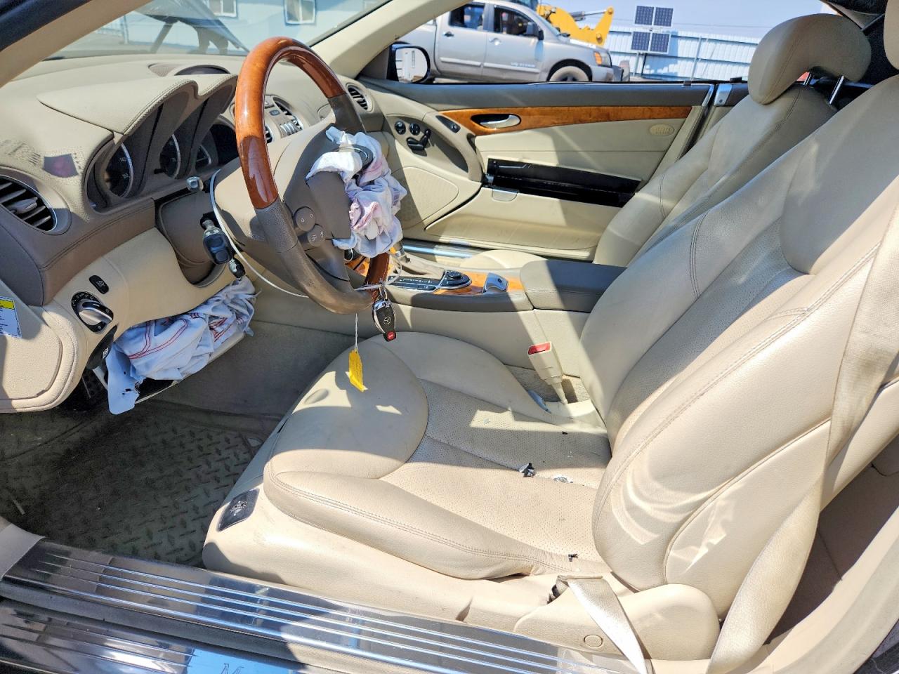 2007 Mercedes-benz Sl 550 Black vin: WDBSK71F37F131864