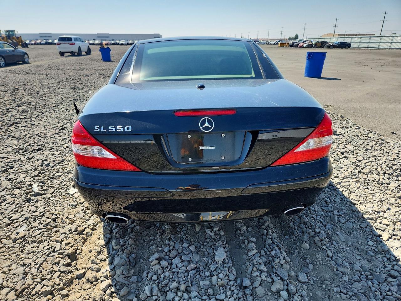 2007 Mercedes-benz Sl 550 Black vin: WDBSK71F37F131864