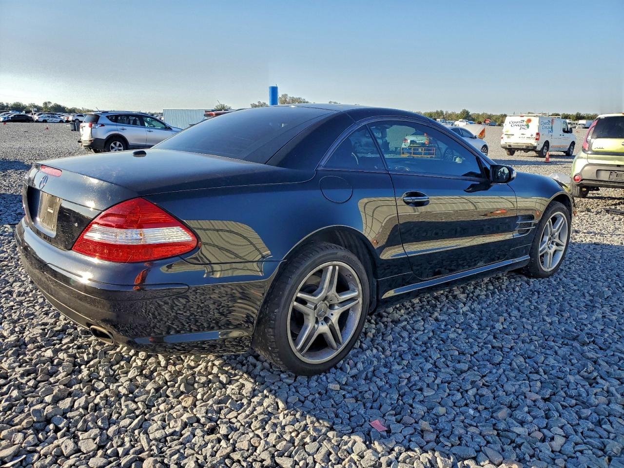 2007 Mercedes-benz Sl 550 Черный vin: WDBSK71F37F131976