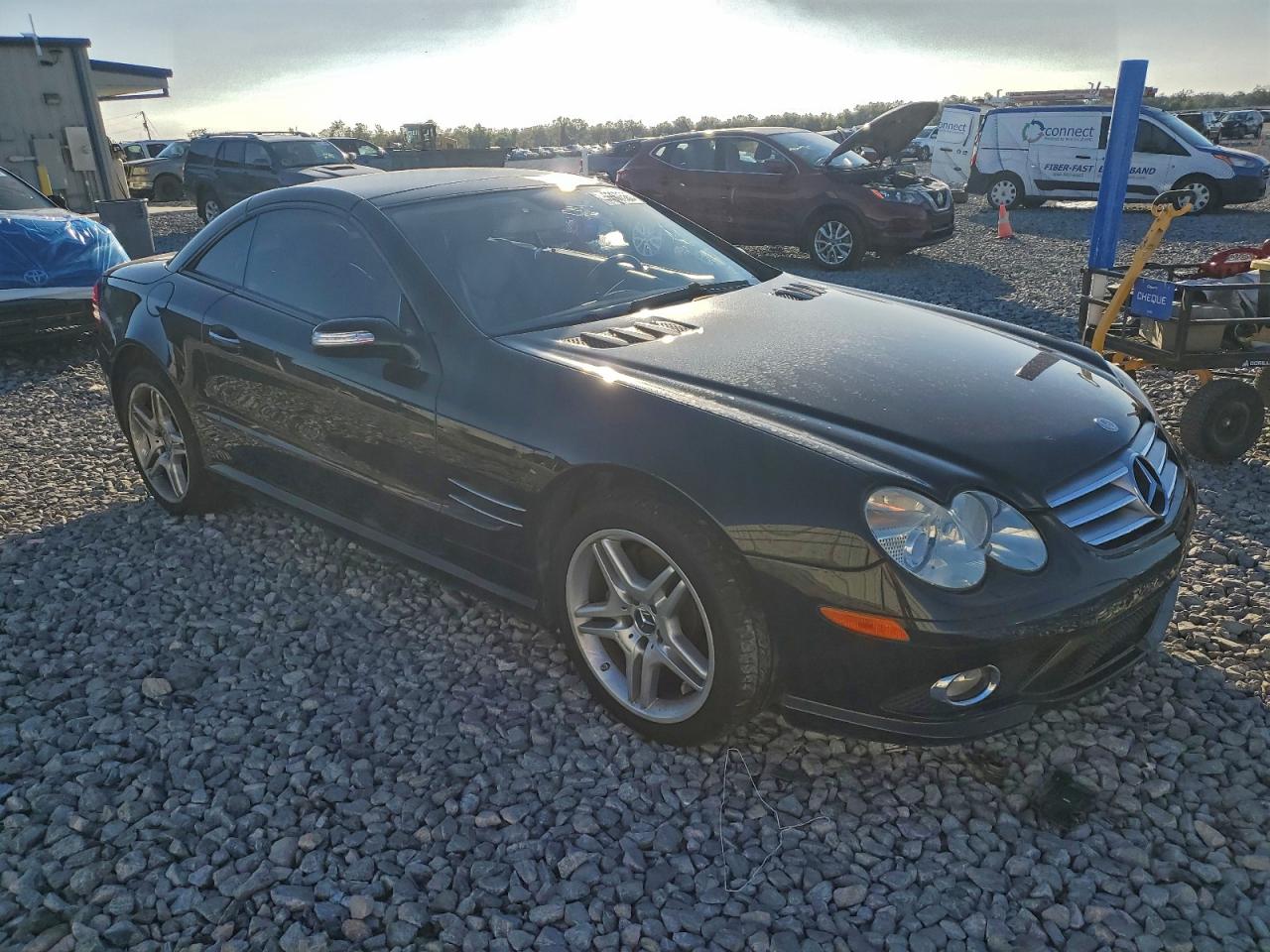 2007 Mercedes-benz Sl 550 Черный vin: WDBSK71F37F131976