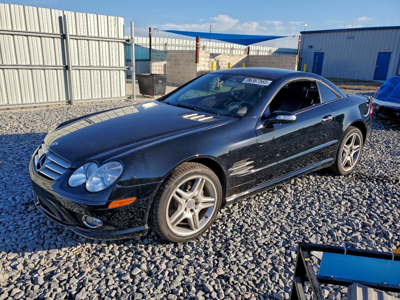 2007 Mercedes-benz Sl 550 Black vin: WDBSK71F37F131976