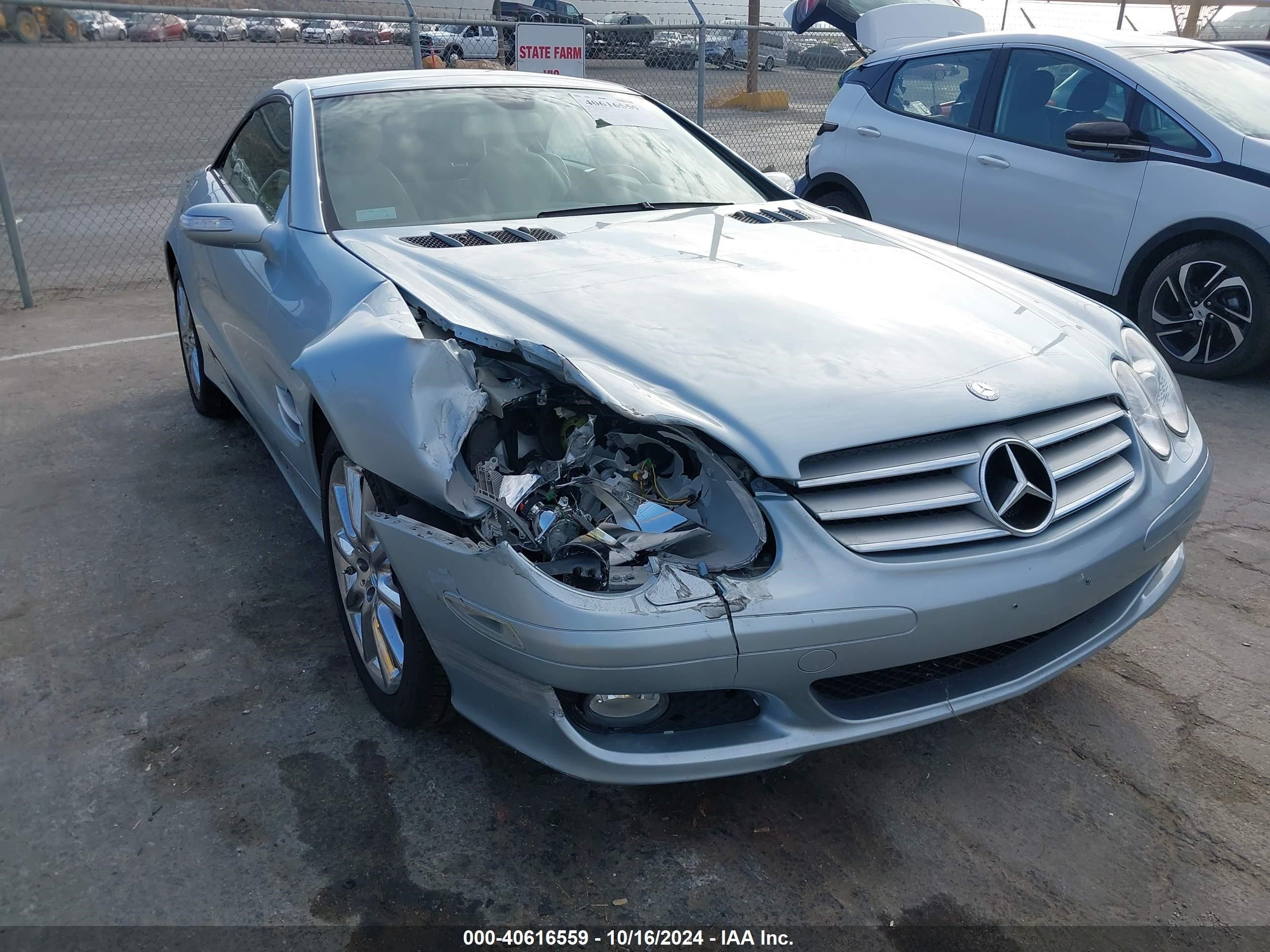 2007 Mercedes-benz Sl 550   Синий vin: WDBSK71F37F132867