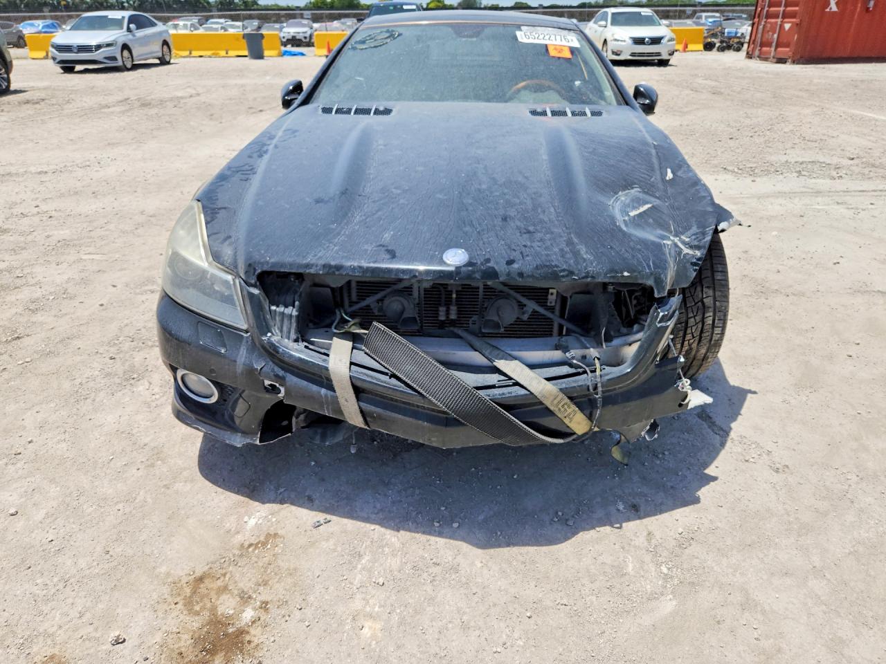2009 Mercedes-benz Sl 550 Black vin: WDBSK71F39F150238