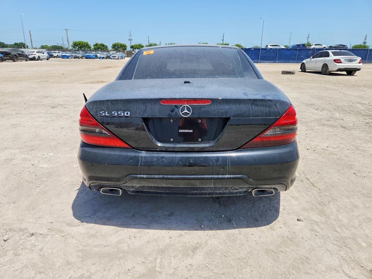 2009 Mercedes-benz Sl 550 Black vin: WDBSK71F39F150238