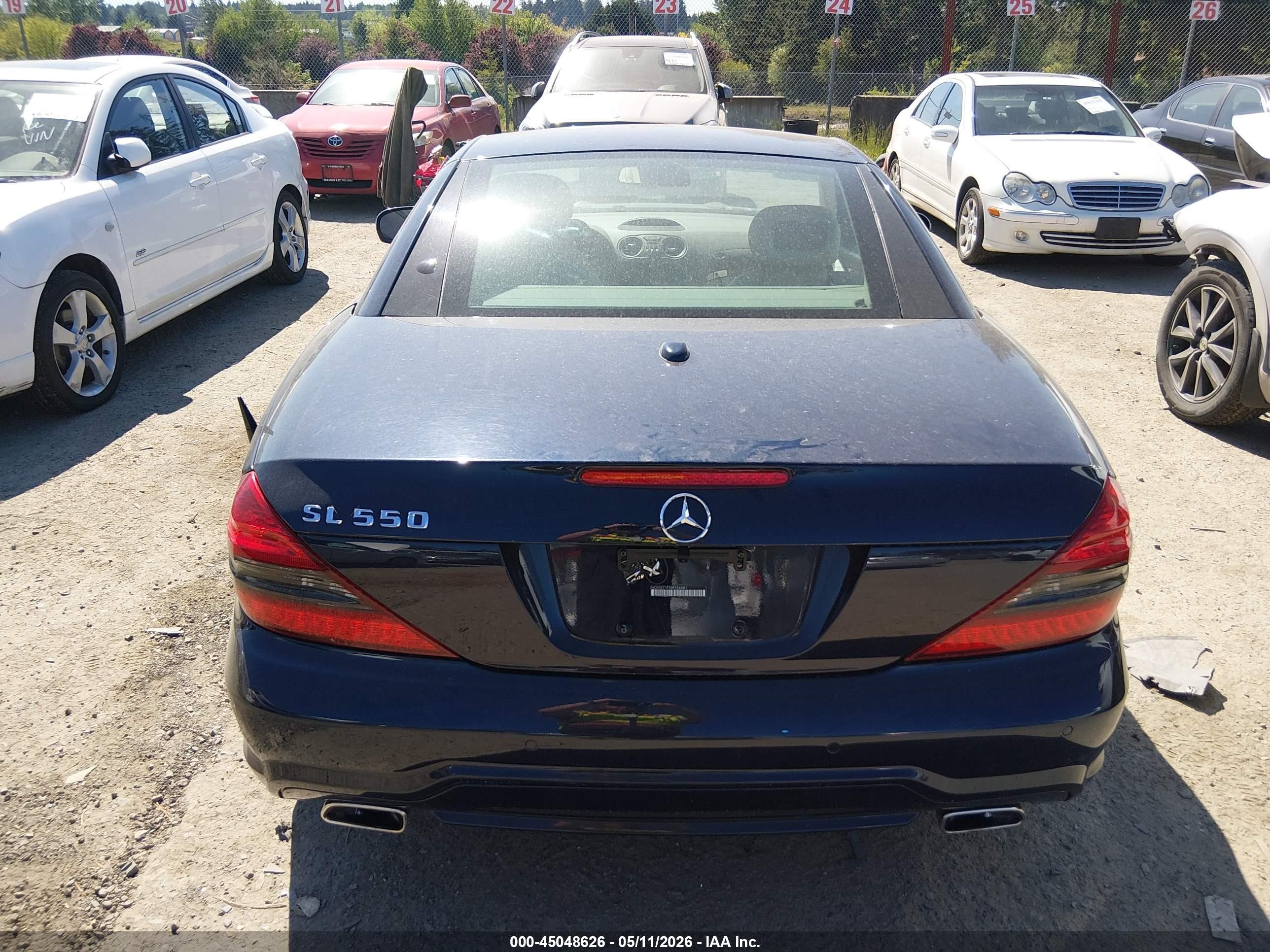 2009 Mercedes-benz Sl 550   Синий vin: WDBSK71F39F156881
