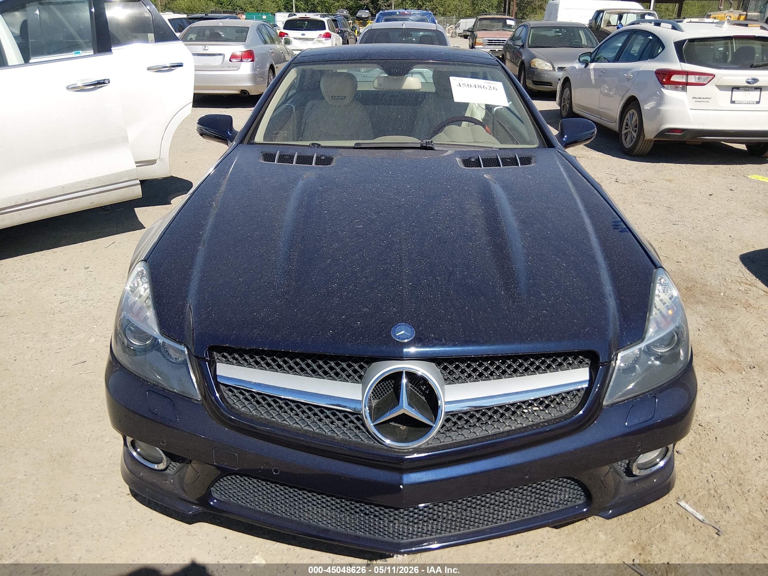 2009 Mercedes-benz Sl 550   Синий vin: WDBSK71F39F156881