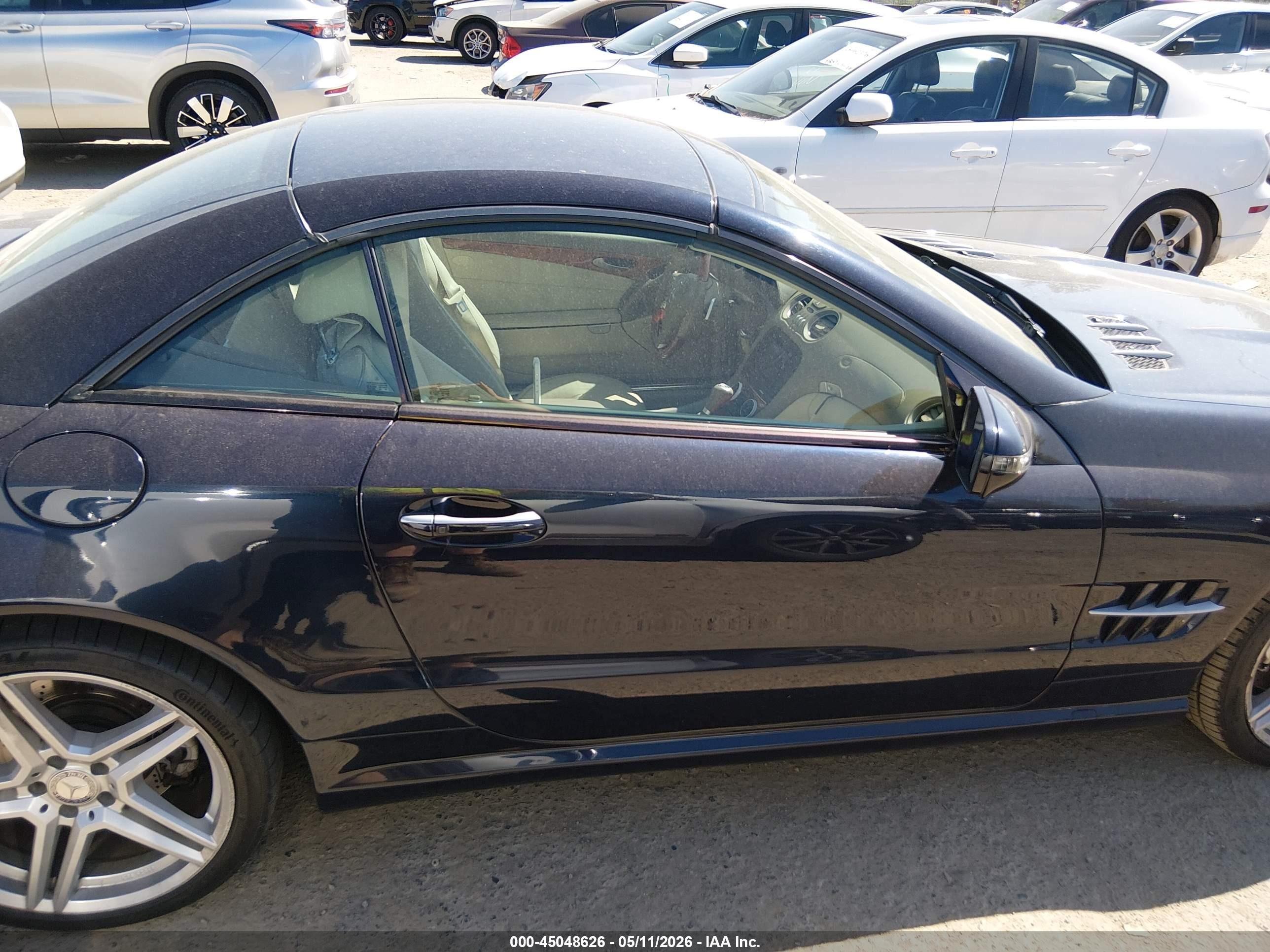 2009 Mercedes-benz Sl 550   Синий vin: WDBSK71F39F156881