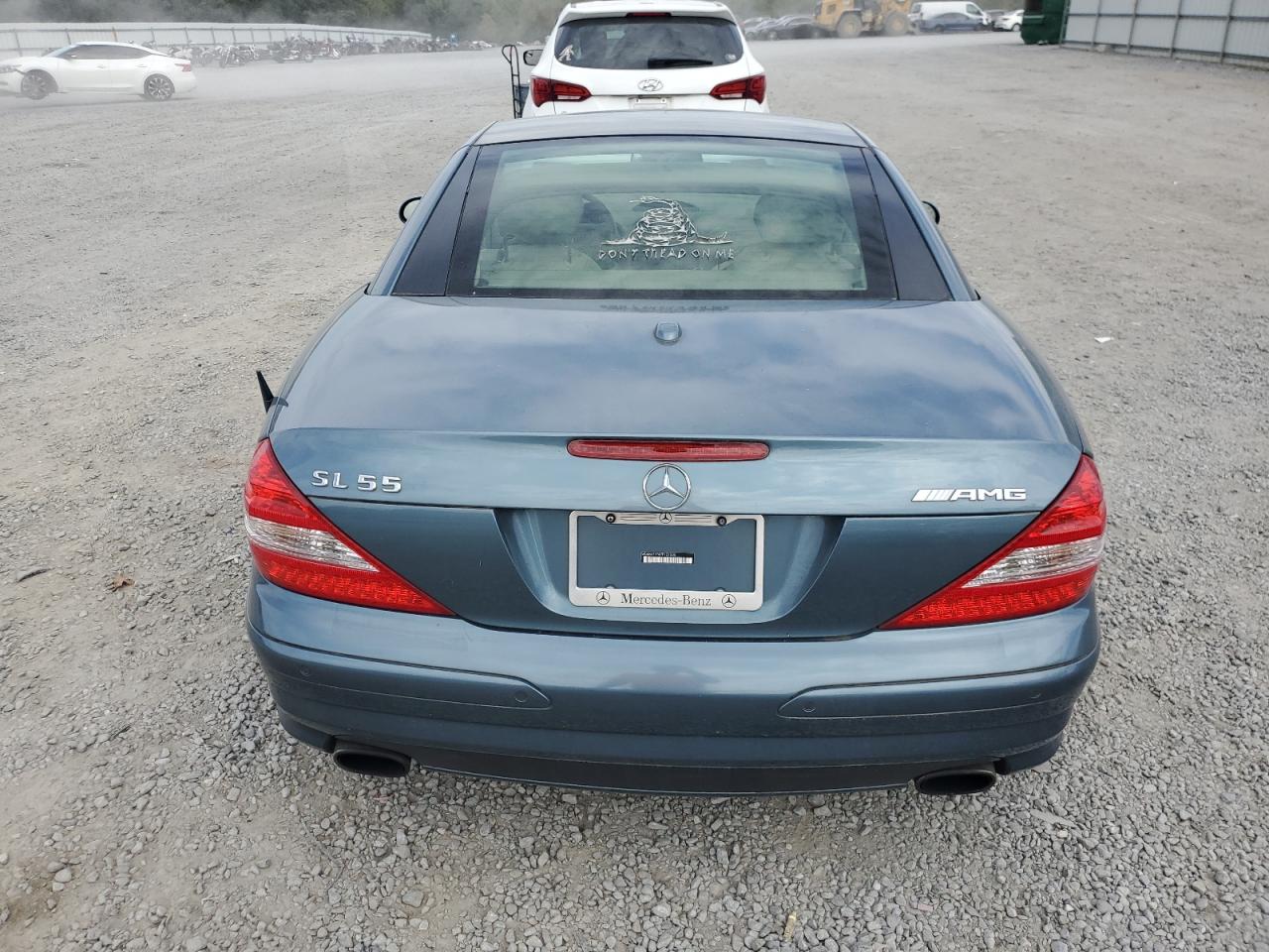 2007 Mercedes-benz Sl 550 Blue vin: WDBSK71F47F121005