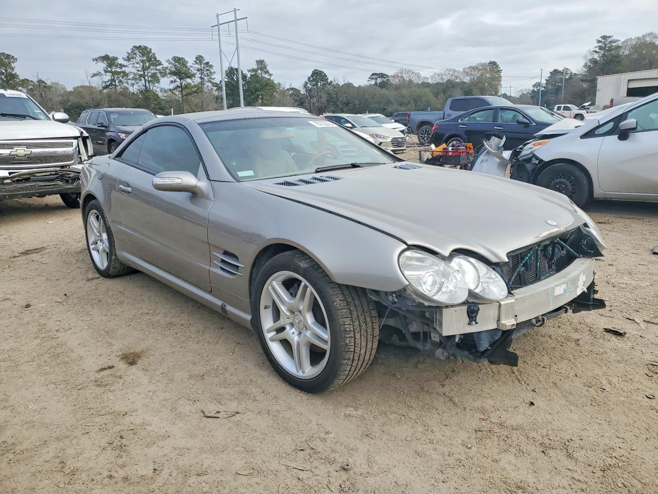 2007 Mercedes-benz Sl 550 Tan vin: WDBSK71F47F132540