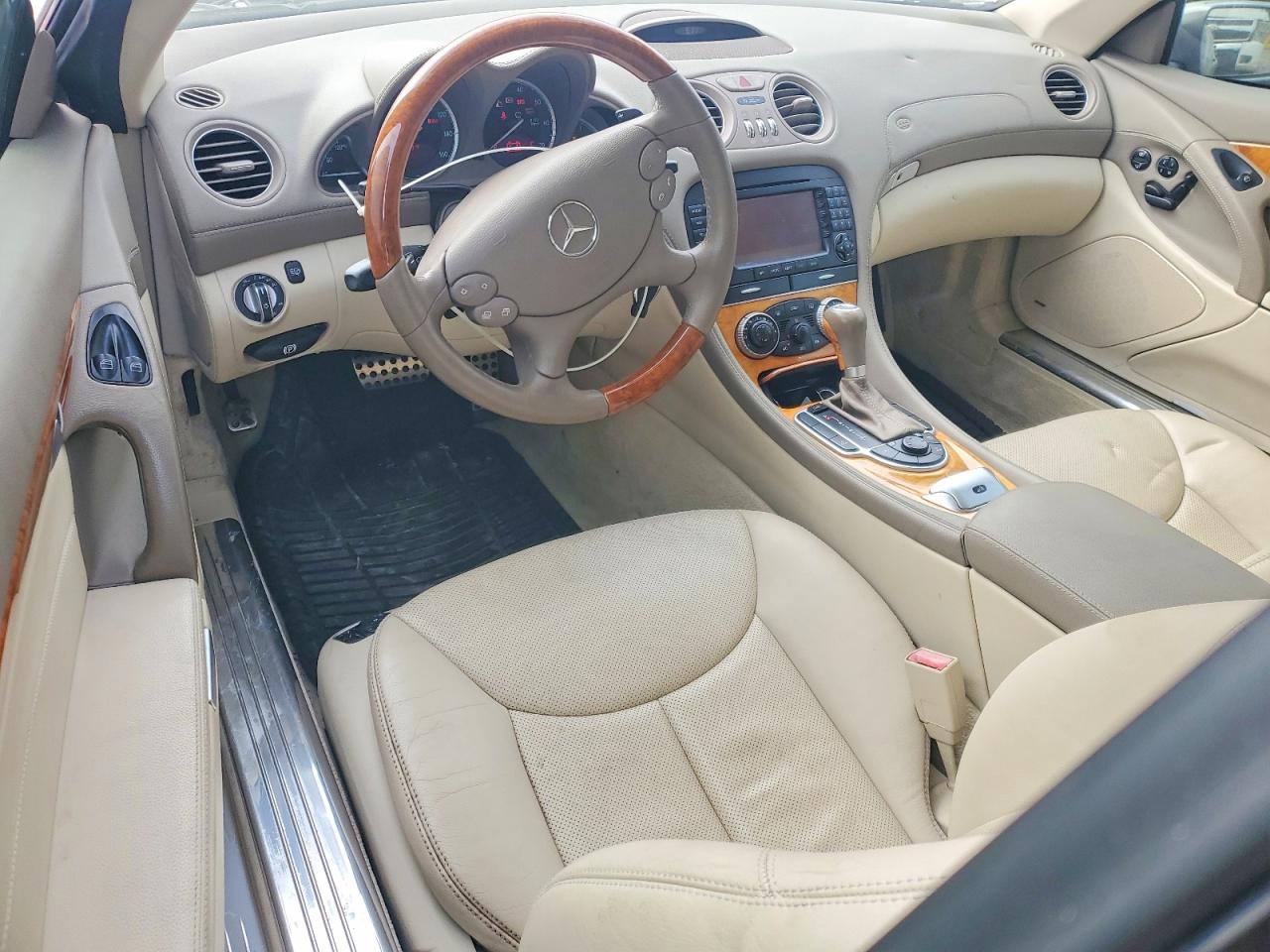 2007 Mercedes-benz Sl 550 Tan vin: WDBSK71F47F132540
