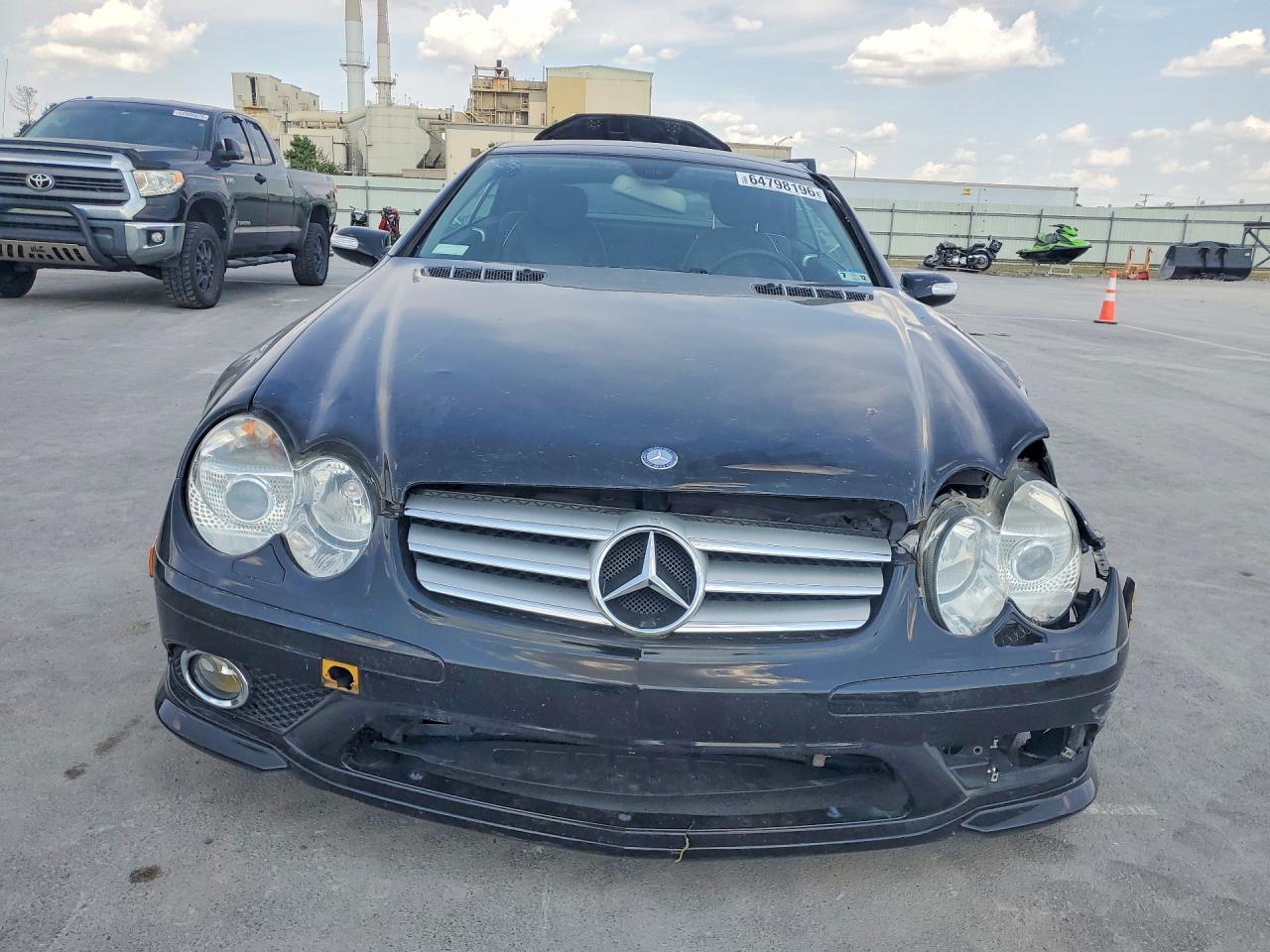 2008 Mercedes-benz Sl 550 Black vin: WDBSK71F48F141918