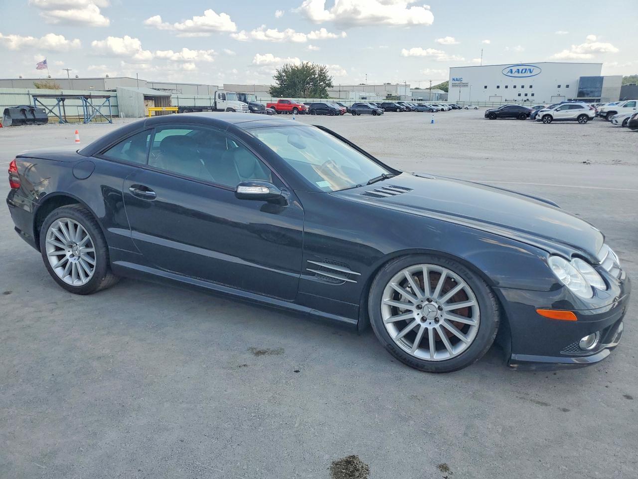 2008 Mercedes-benz Sl 550 Black vin: WDBSK71F48F141918
