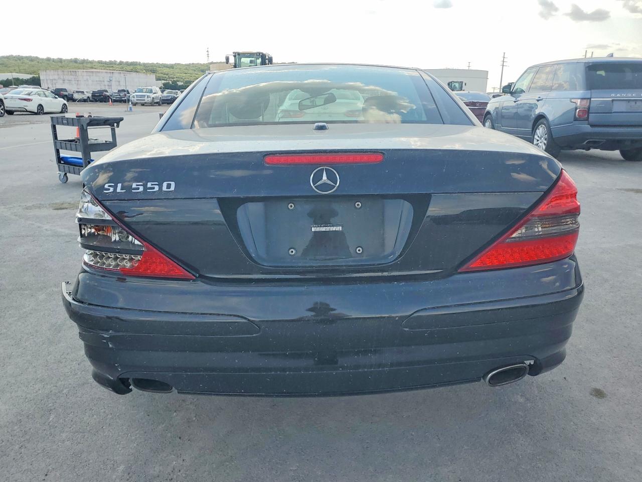 2008 Mercedes-benz Sl 550 Black vin: WDBSK71F48F141918