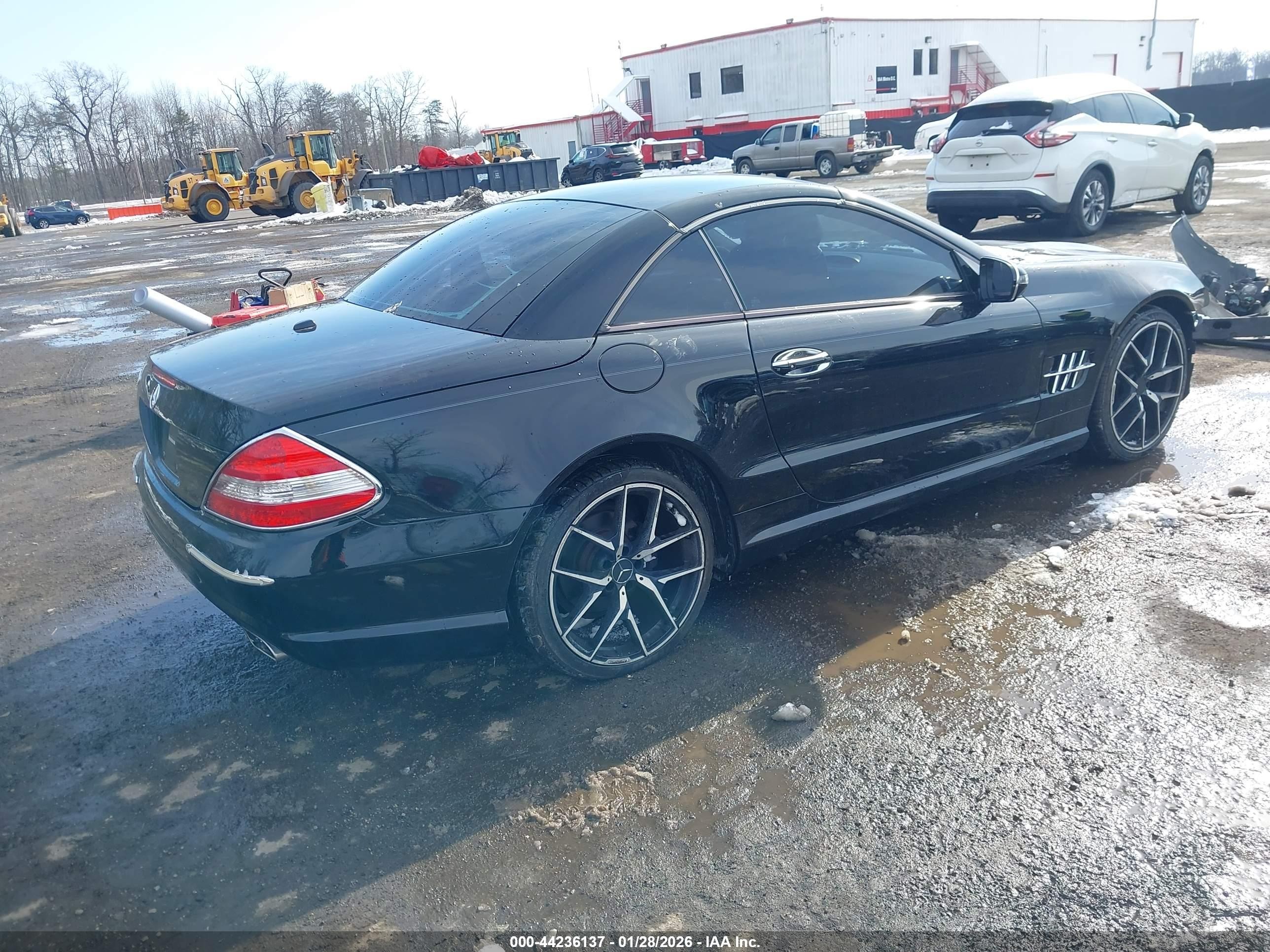 2009 Mercedes-benz Sl 550   Черный vin: WDBSK71F49F151138