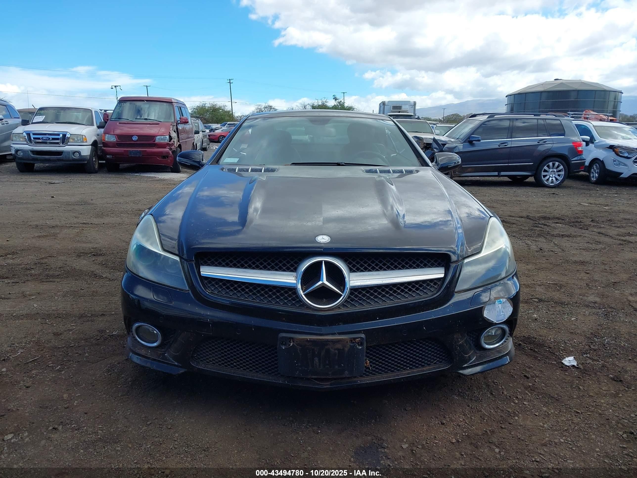2009 Mercedes-benz Sl 550   Black vin: WDBSK71F49F152354