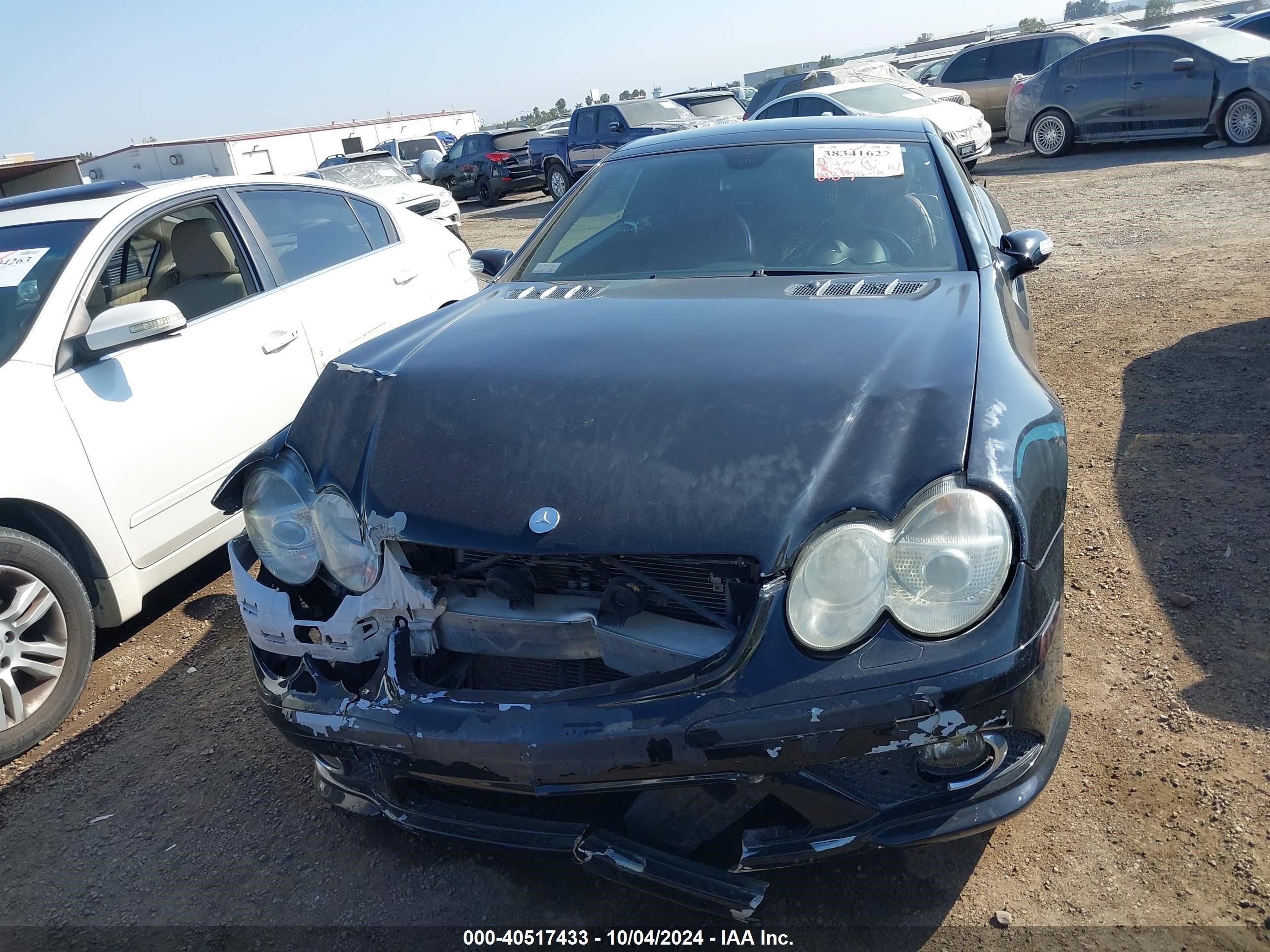 2007 Mercedes-benz Sl 550   Black vin: WDBSK71F57F122602