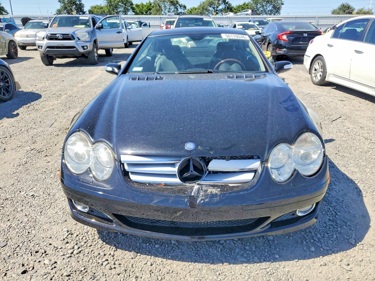 2007 Mercedes-benz Sl 550 Black vin: WDBSK71F57F124172