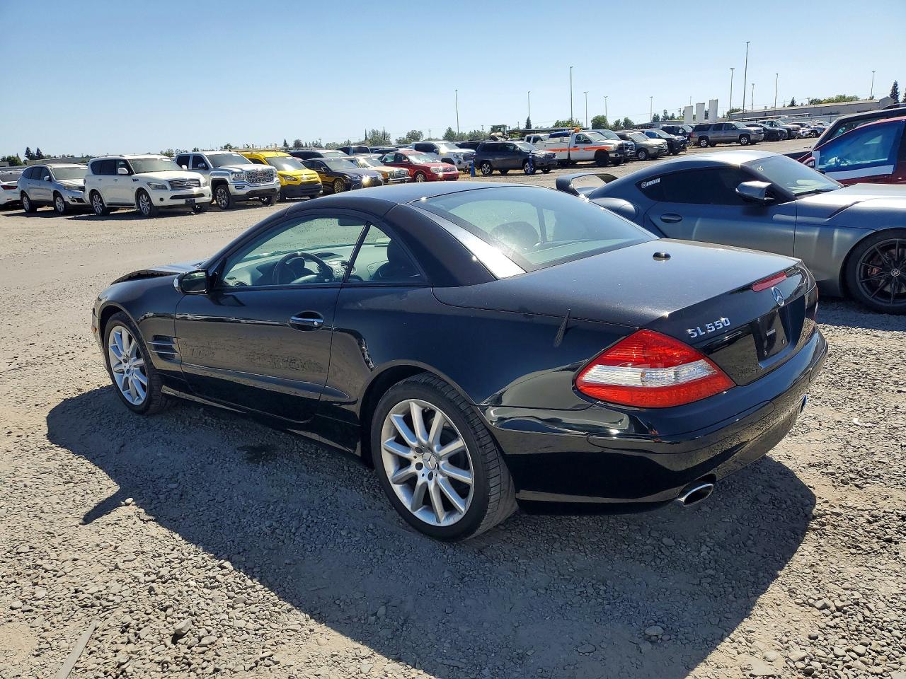 2007 Mercedes-benz Sl 550 Black vin: WDBSK71F57F124172