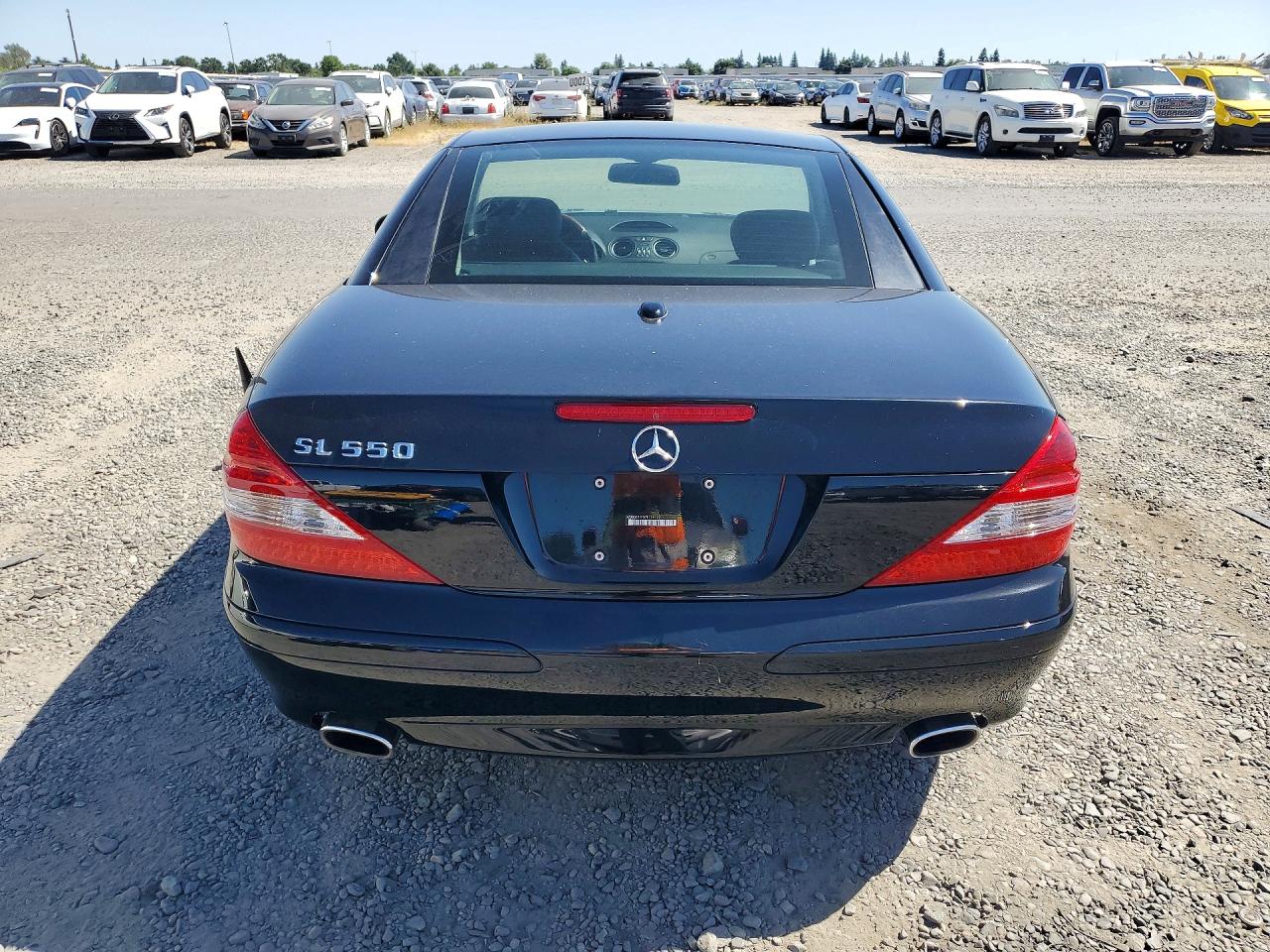 2007 Mercedes-benz Sl 550 Black vin: WDBSK71F57F124172