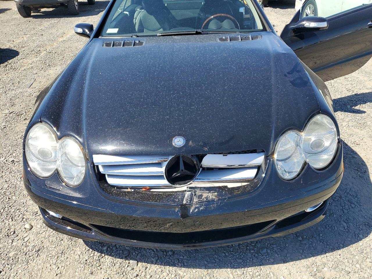 2007 Mercedes-benz Sl 550 Black vin: WDBSK71F57F124172