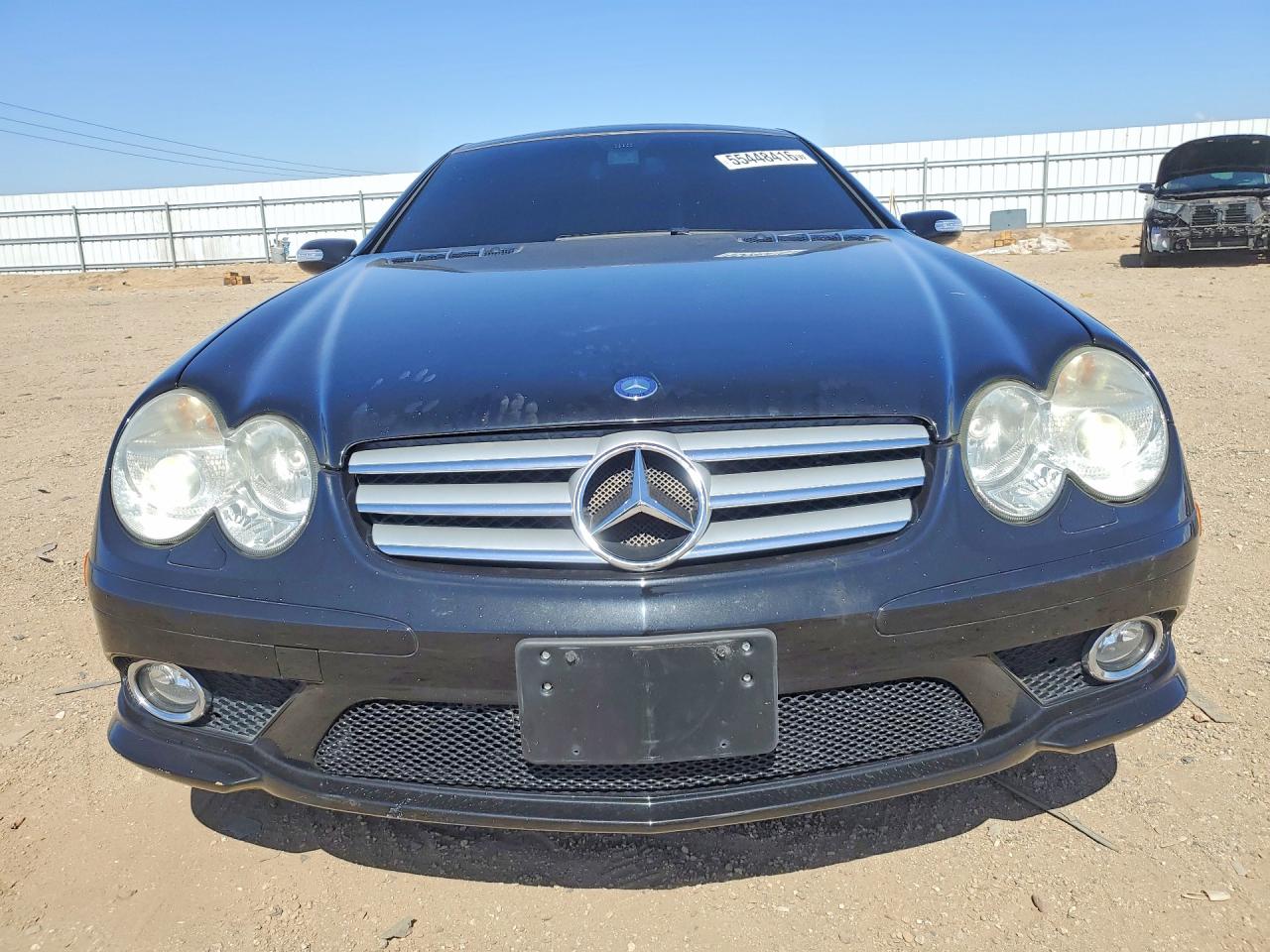 2007 Mercedes-benz Sl 550 Black vin: WDBSK71F57F128822