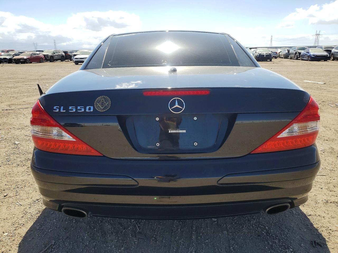 2007 Mercedes-benz Sl 550 Black vin: WDBSK71F57F128822