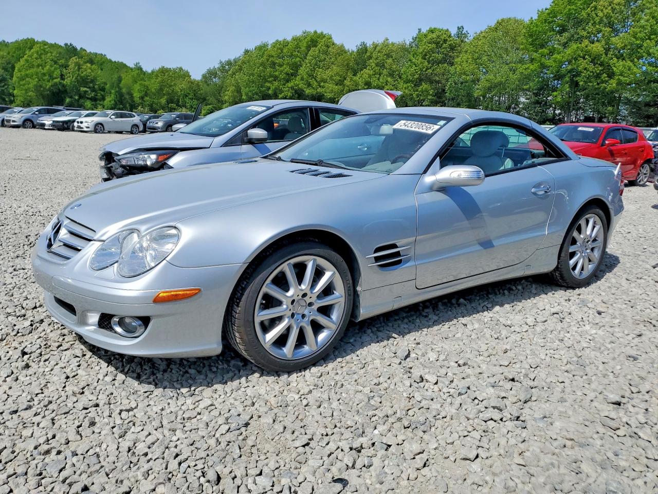 2007 Mercedes-benz Sl 550 Серебряный vin: WDBSK71F57F133826