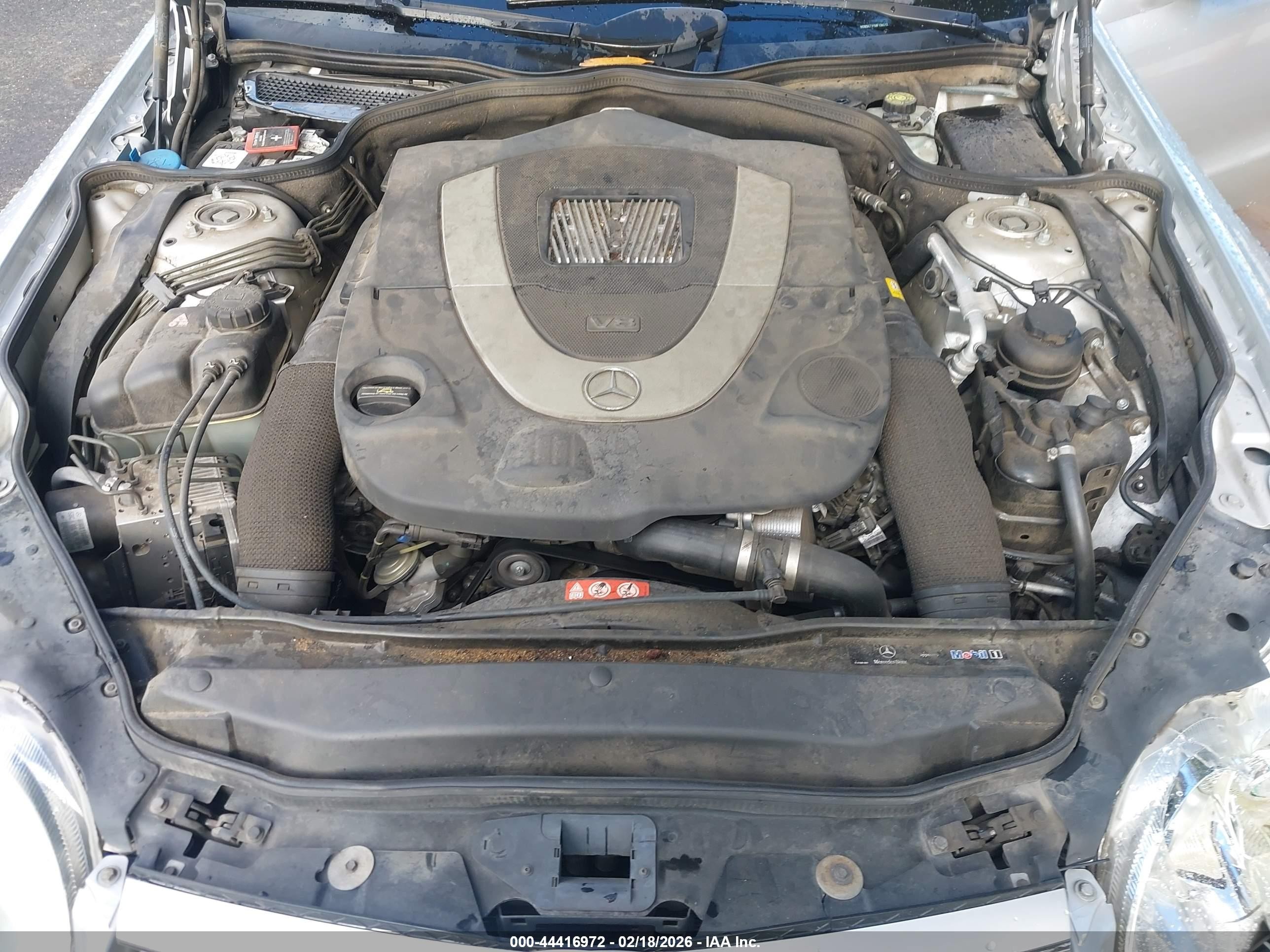 2008 Mercedes-benz Sl 550   Silver vin: WDBSK71F58F136212