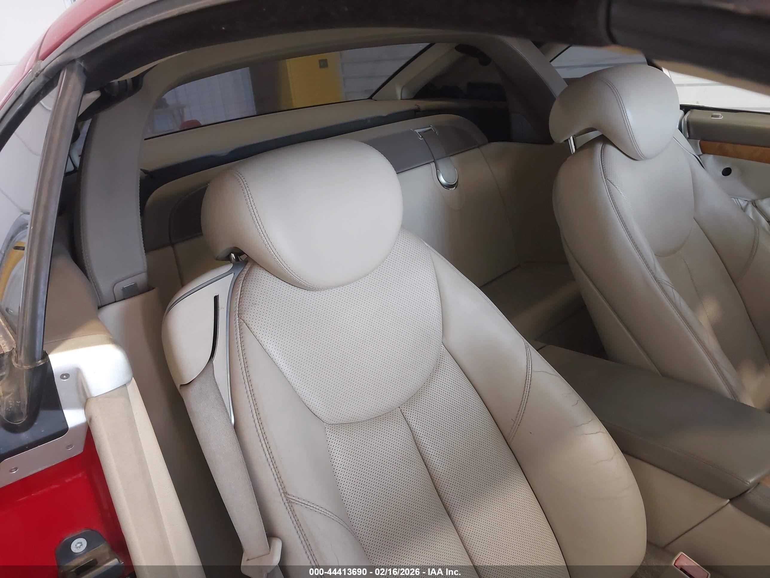 2008 Mercedes-benz Sl 550   Red vin: WDBSK71F58F139580