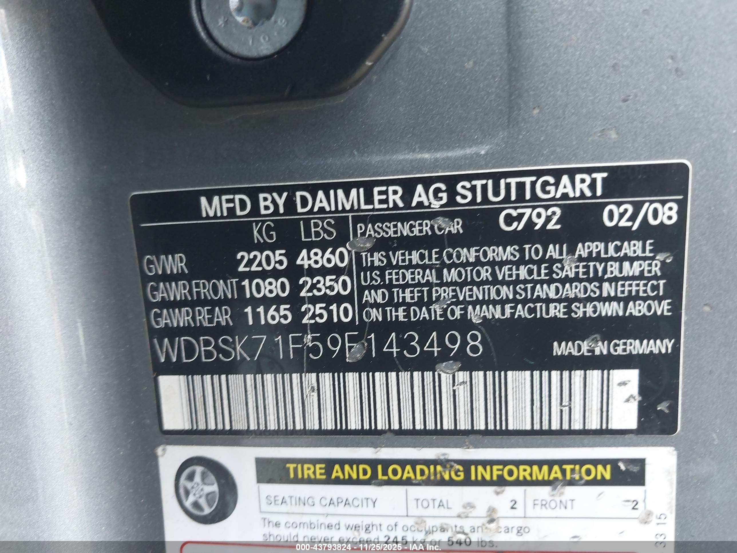 2009 Mercedes-benz Sl 550   Gray vin: WDBSK71F59F143498