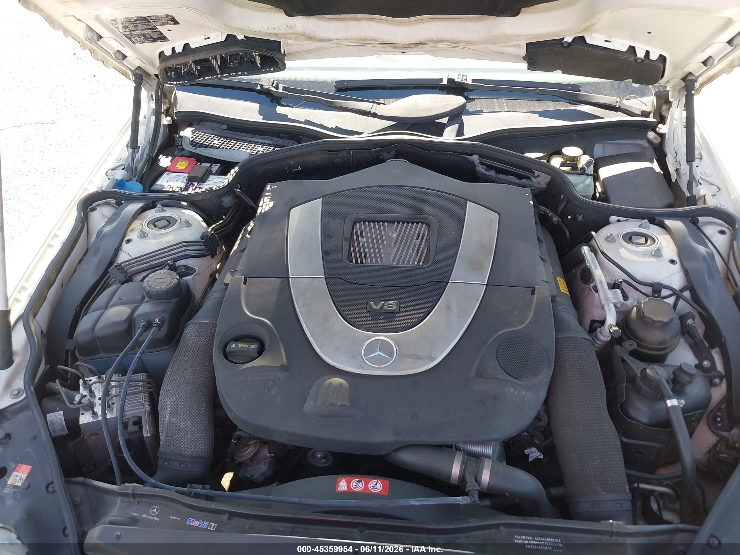 2007 Mercedes-benz Sl 550   Белый vin: WDBSK71F67F121815