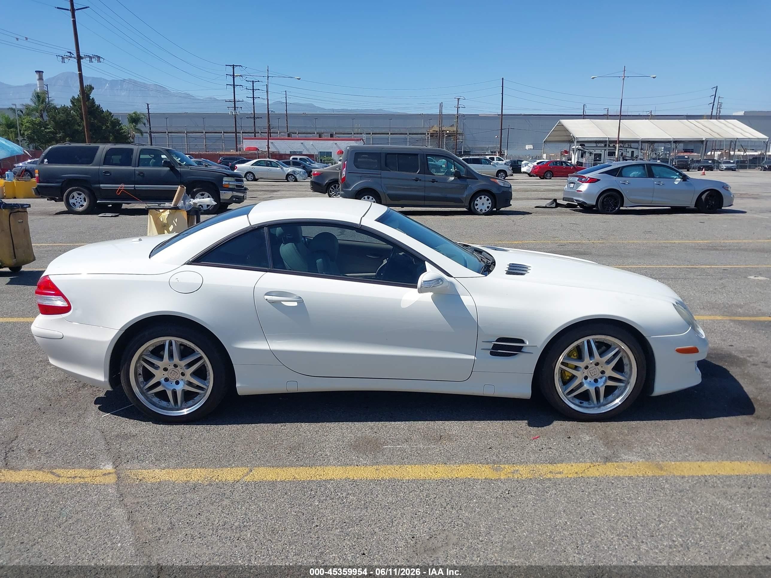 2007 Mercedes-benz Sl 550   Белый vin: WDBSK71F67F121815