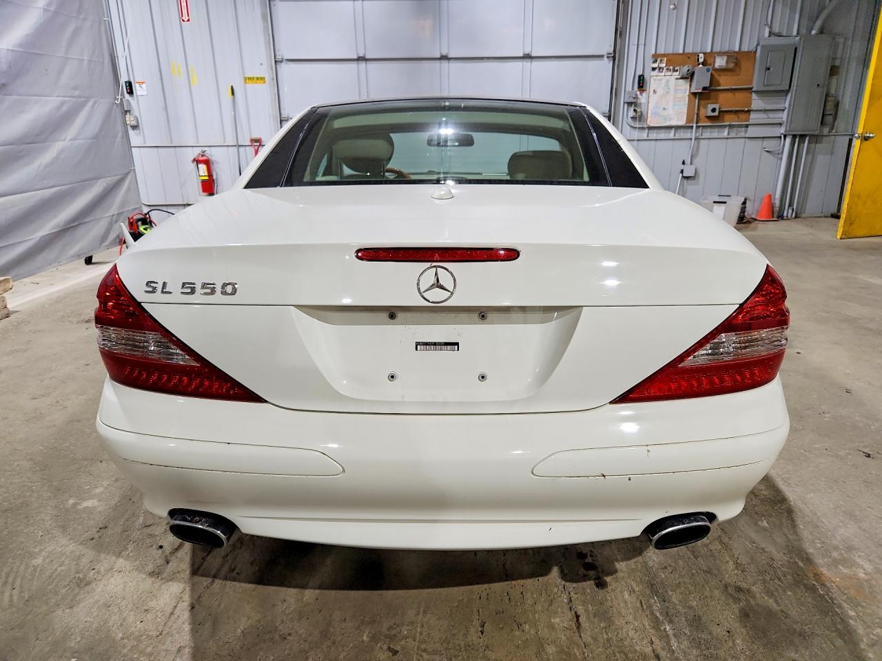 2007 Mercedes-benz Sl 550 Белый vin: WDBSK71F67F126528