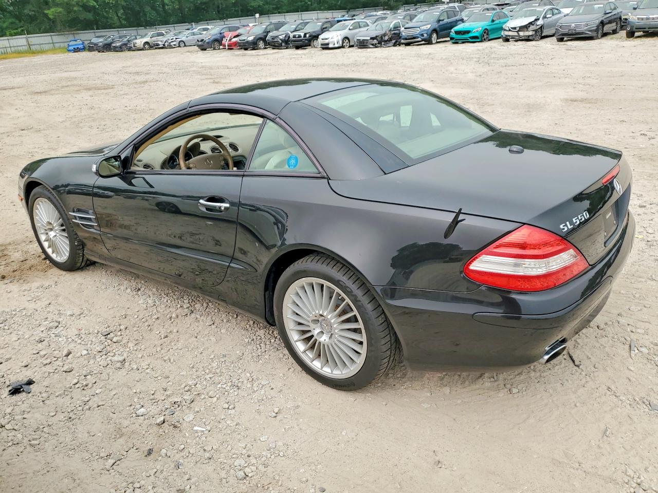 2007 Merz Sl 550 Black vin: WDBSK71F67F127419