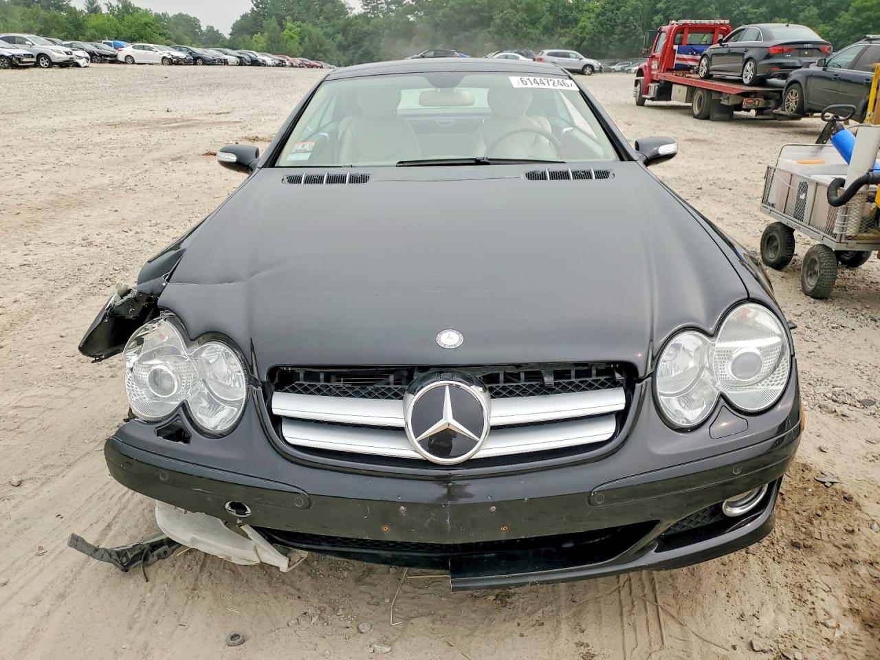2007 Merz Sl 550 Black vin: WDBSK71F67F127419