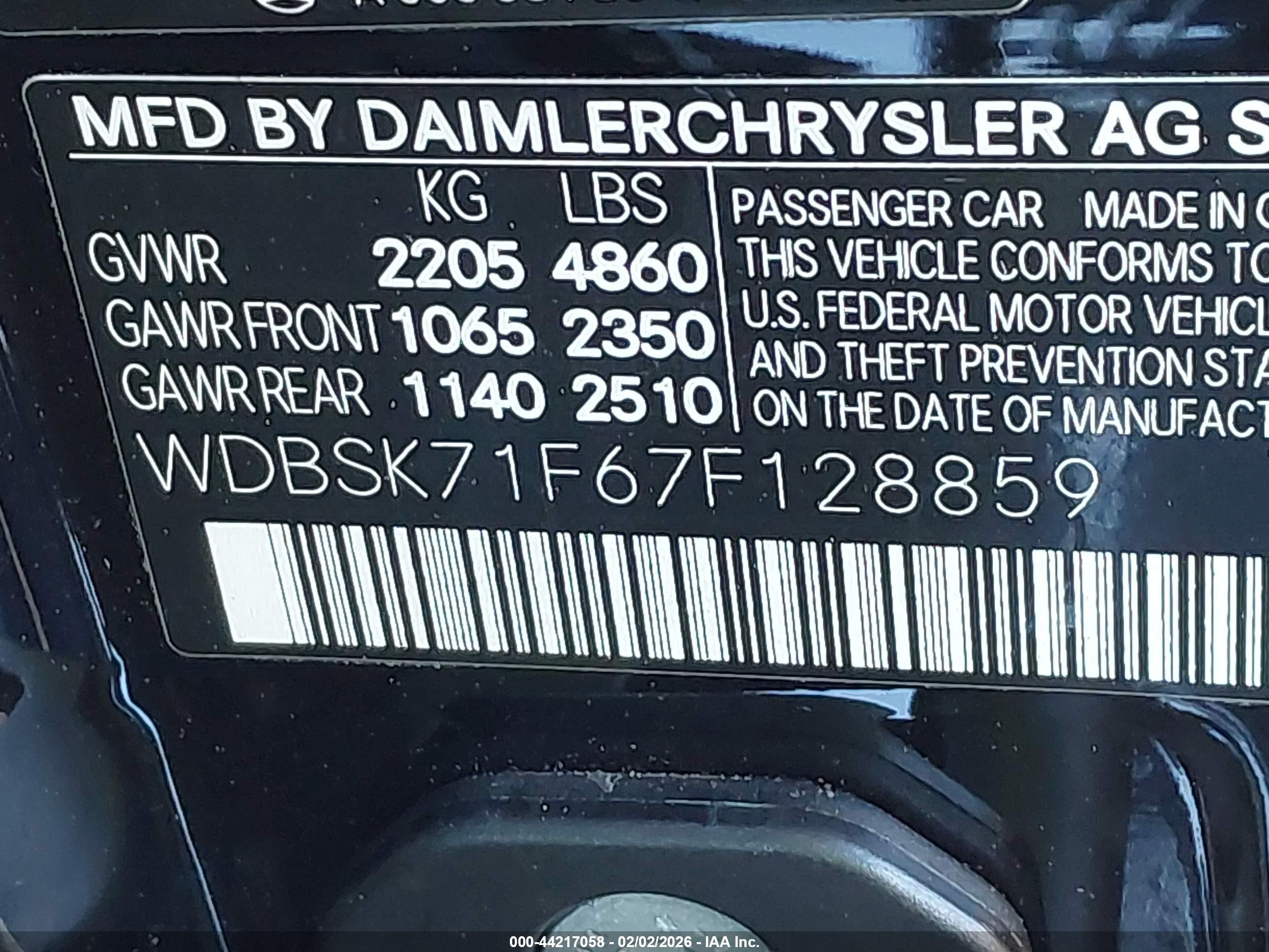 2007 Mercedes-benz Sl 550   Черный vin: WDBSK71F67F128859