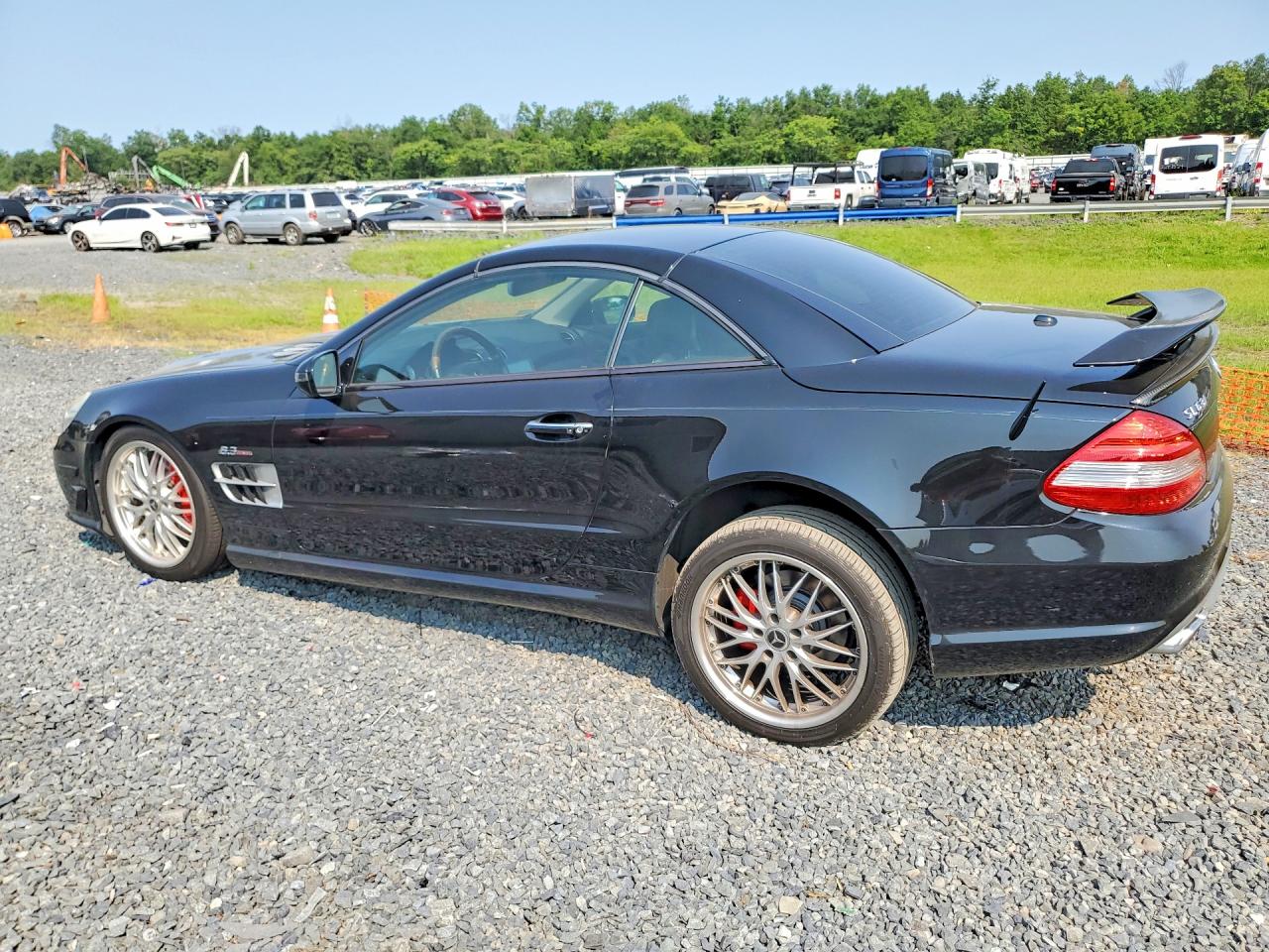 2009 Mercedes-benz Sl 550 Черный vin: WDBSK71F69F149181