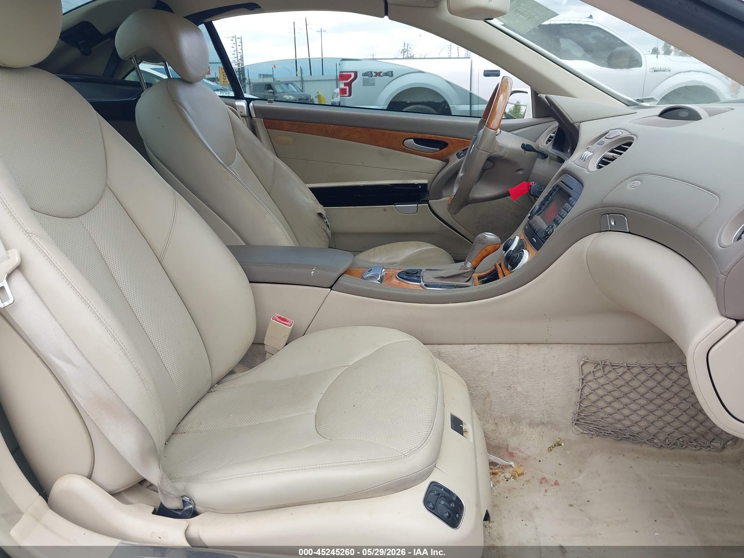 2007 Mercedes-benz Sl 550 Белый vin: WDBSK71F77F119197