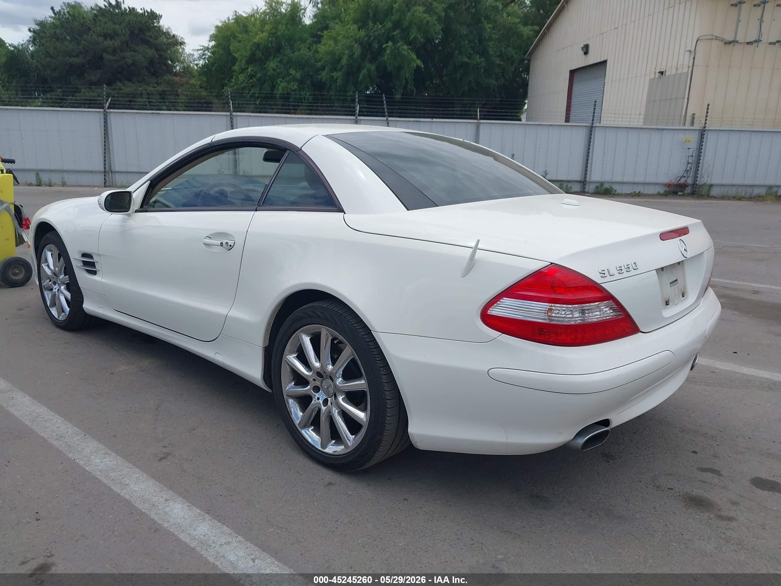 2007 Mercedes-benz Sl 550 Белый vin: WDBSK71F77F119197