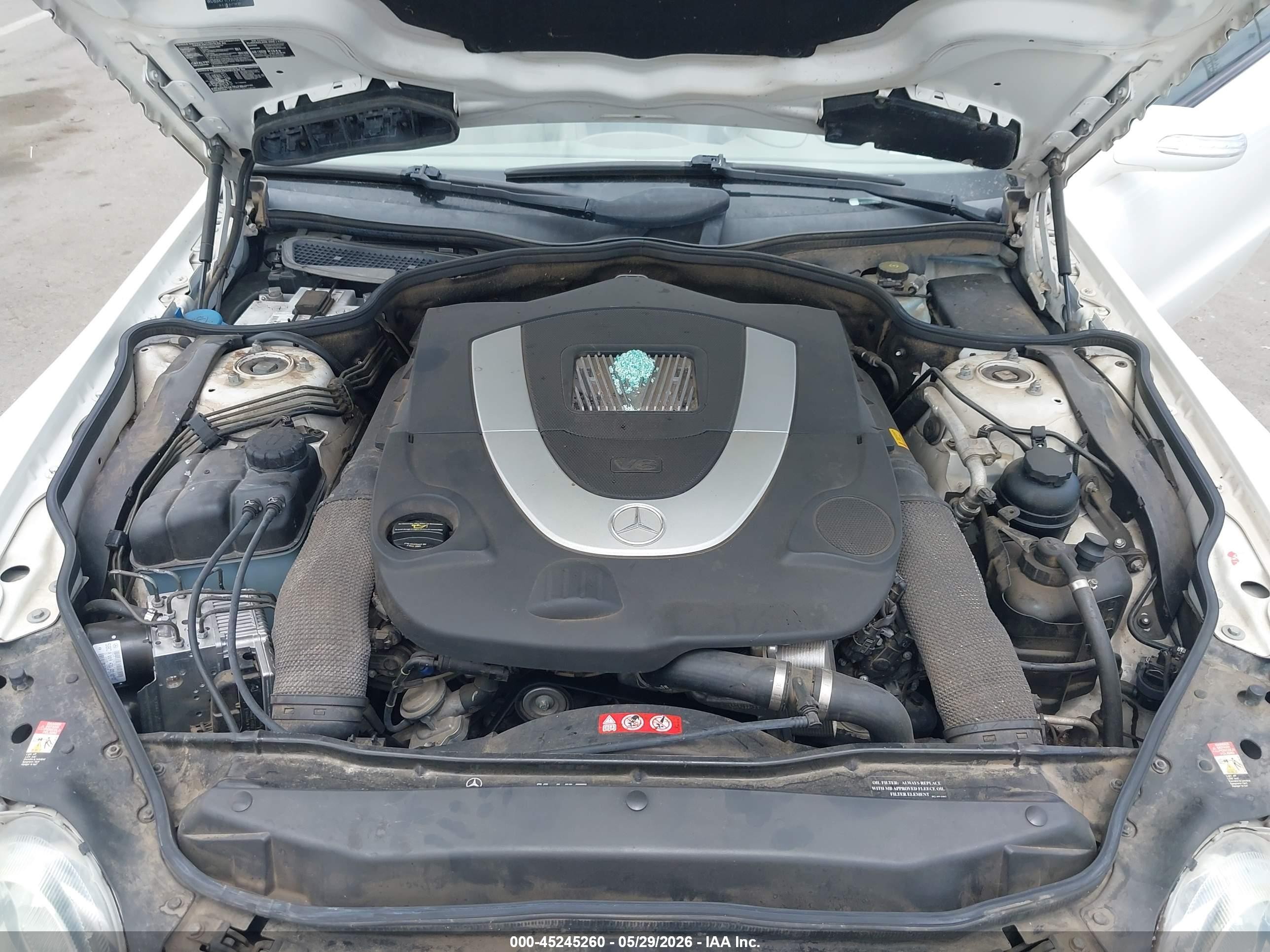 2007 Mercedes-benz Sl 550 Белый vin: WDBSK71F77F119197