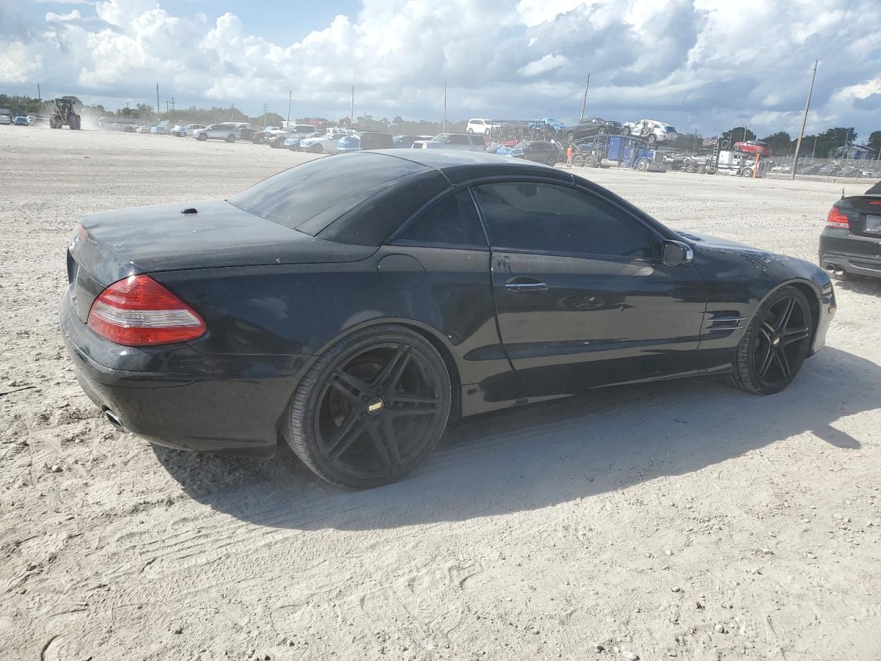 2007 Mercedes-benz Sl 550 Black vin: WDBSK71F77F119278