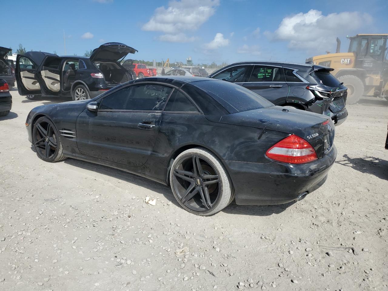 2007 Mercedes-benz Sl 550 Black vin: WDBSK71F77F119278