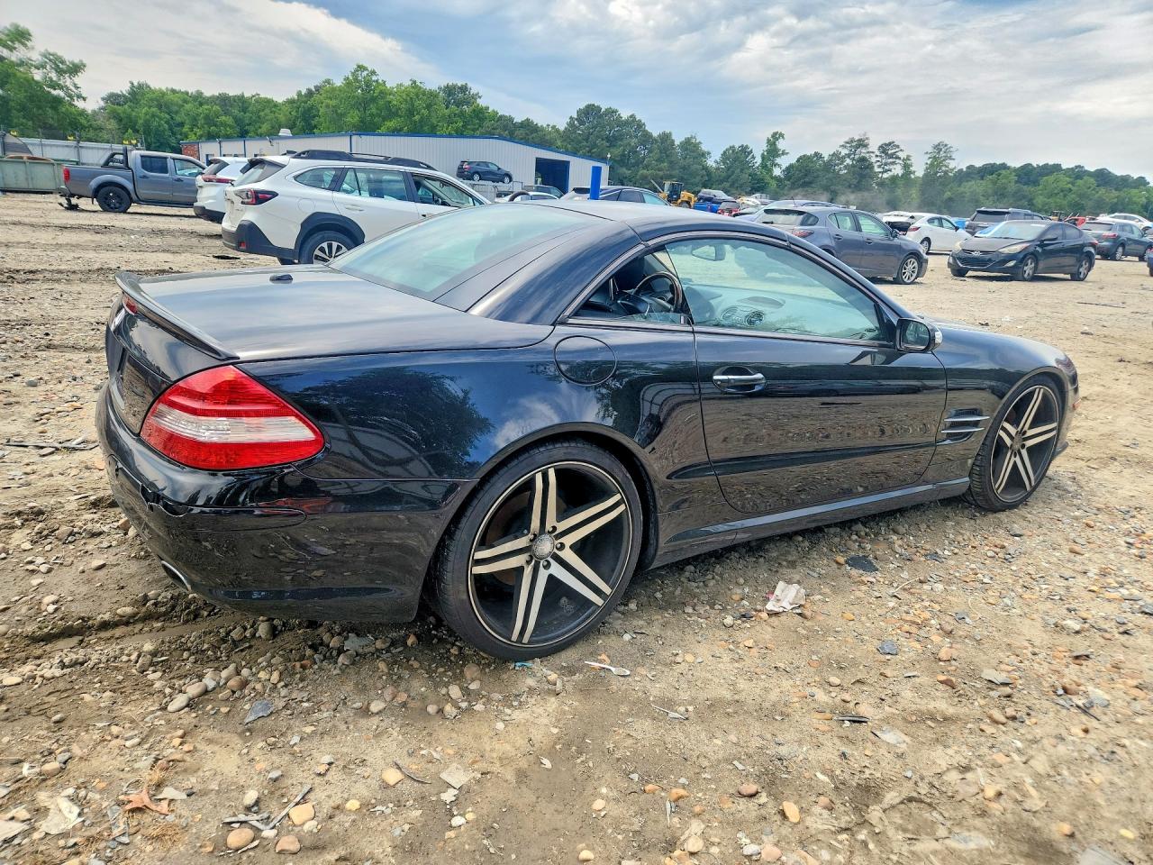 2007 Mercedes-benz Sl 550 Black vin: WDBSK71F77F120415