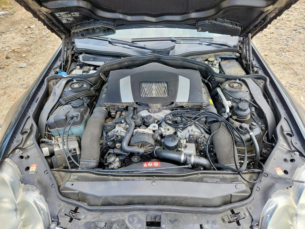 2007 Mercedes-benz Sl 550 Black vin: WDBSK71F77F120415