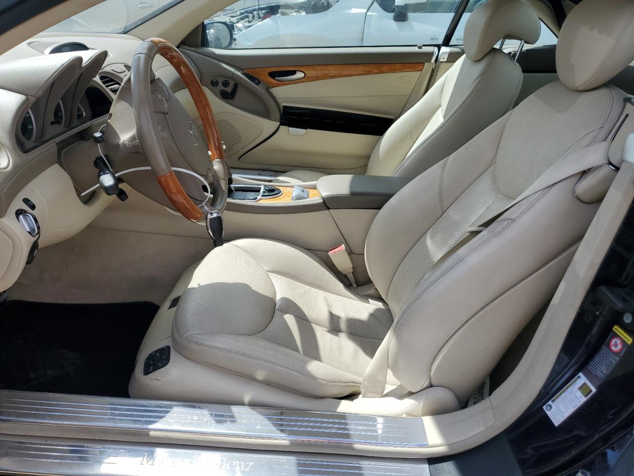 2007 Mercedes-benz Sl 550 Blue vin: WDBSK71F77F120916