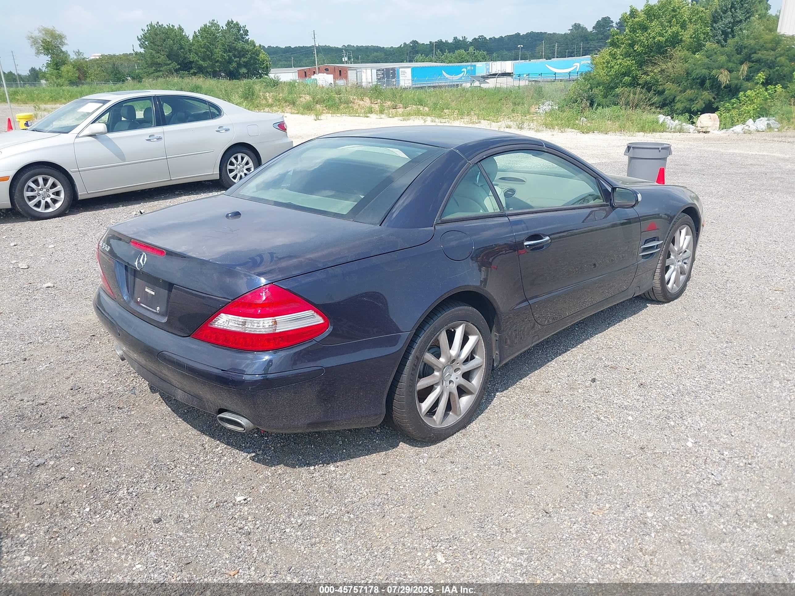 2007 Mercedes-benz Sl 550   Синий vin: WDBSK71F77F126117