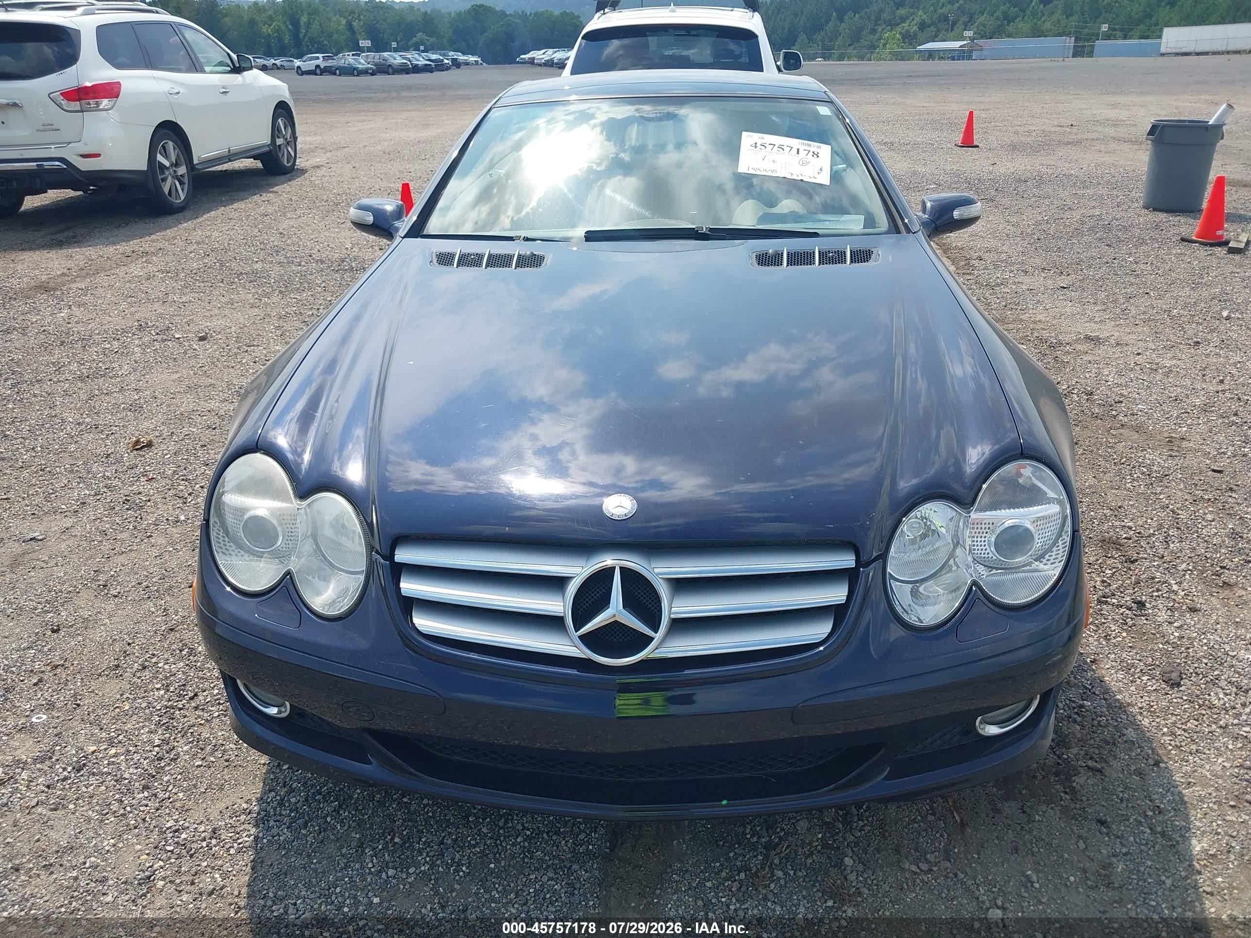 2007 Mercedes-benz Sl 550   Синий vin: WDBSK71F77F126117
