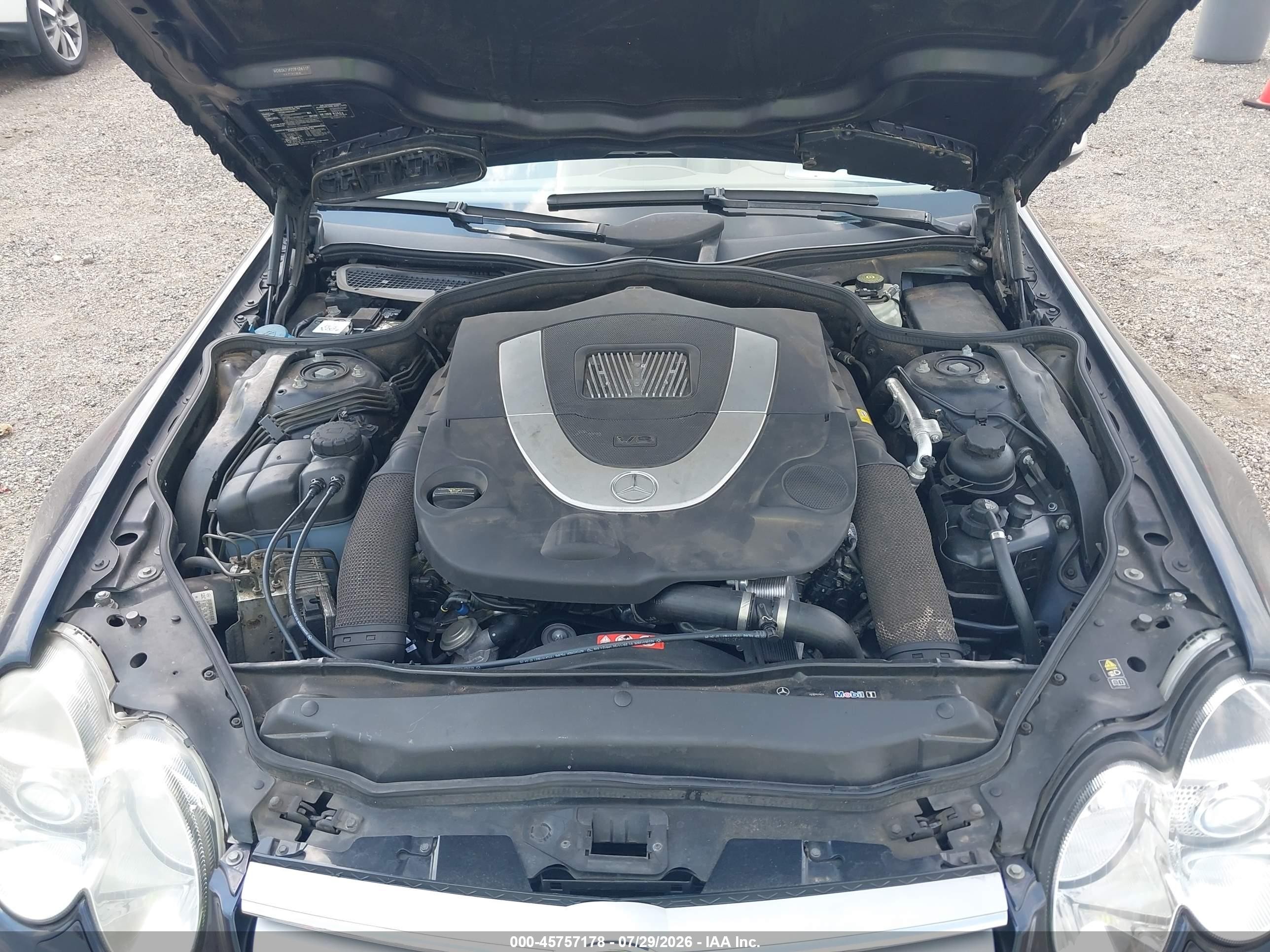 2007 Mercedes-benz Sl 550   Синий vin: WDBSK71F77F126117
